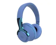 Luminous Bluetooth Headphones Wireless Headset Stereo Foldable Noise Cancelling Earphone for Travel Home Office Gaming - Blue