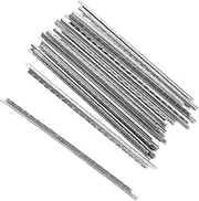 BIUDECO Replacement Guitar Frets 19pcs Set for Classical Guitars Fret Wire Replacement White Brass