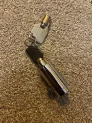 Universal Tubular Vending Coke Machine Lock with Tubular Keyway Silver