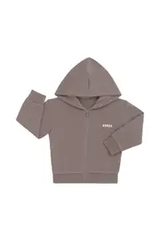 [Bonds] Bonds Kids Everyday Fleece Zip Hoodie in Porcini Mushroom Size: 3 3 Porcini Mushroom
