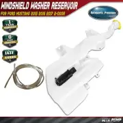 Windshield Washer Reservoir w/ Cap and Pump and Hose for Ford Mustang 2015-2017