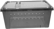 Toddmomy Creative Feeding Box for Reptiles Durable Breeding Container with Viewable Design for Gecko and Insect Habitat for Pet Observation and Care