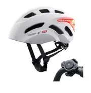 GEARELEC Bluetooth Smart Bike Helmet 2-8 Riders Full-Duplex Intercom White NIB