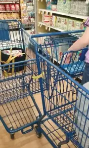 Paracord tandem cart utilty strap shopping kids family baby stroller handicap