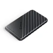 [25PW1C-C3-BK] 2.5" SATA HDD/SSD USB3.1 Gen1 Type-C Hard Drive Enclosure, 6Gbps/Tool-free
