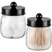 Farmhouse Decor Apothecary Jar SetMason Jar Bathroom Vanity Storage Organizer...