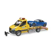 Bruder Licensed 1:16 Scale Mercedes G3 Sprinter Transporter With Roadster & Light+Sound BB Model Car