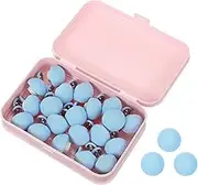 uxcell 20 Pcs Duvet Cover Pins to Hold Comforter Inside, Duvet Clips with Soft Fabric Material for Quilt Cushions Curtains, Light Blue (Mushroom)