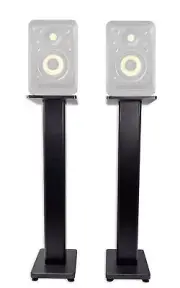 (2) Rockville 36” Studio Monitor Speaker Stands For KRK V4 S4 Monitors