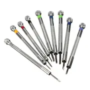 Precision Screwdriver Set Watch Jewelry Slotted Flat Blade Watchmakers Tool