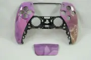 Purple Gold Marble Front Shell + Touch Pad PS5 Controller Model CFI-ZCT1W