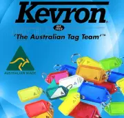 Original Kevron KEY TAG Bulk Lot ( x50 Tags ) - ( 9 Colors to Choose From)
