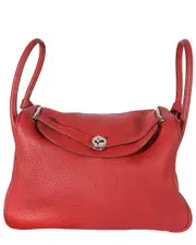 Herms Red Clmance Lindy 34 PHW (Authentic Pre-Loved)