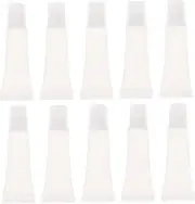 DRESSOOS 10Pcs Refillable Empty Lip Gloss Storage Tubes Portable Lip Glaze Bo...
