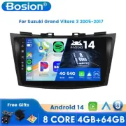 For Suzuki Swift 2011-2017 Android 14 Car Stereo Radio GPS Head Unit DSP 4+64GB (for: Suzuki)