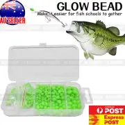 375pcs Olive Green Soft Plastic Fishing Beads Glow Luminous Anti-collision HOT