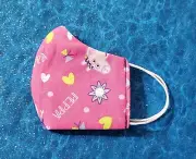 Washable Handmade Fabric Face Mask filter pocket PEPPA PIG