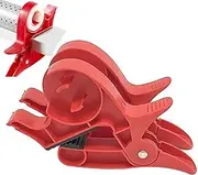 CATCOQ Wrapping Paper Holder Clip, Tape Dispenser, Cutter & Holder - Semi-Automatic ABS Wrapping Tool - MLP1C5L30EO4COU0N6