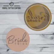 Bride Tribe Cookie Cutter and Embosser - 6.5cm Round