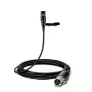 Mini Lavalier Lapel mic 3 pin XLR for AKG Samson Bodypack Transmitters Wireless