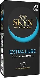 SKYN® Extra Lube Ultra-Soft Non-Latex Condoms 10 Pack