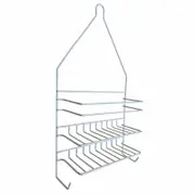 Barelli Large White Bathroom Shower Caddy