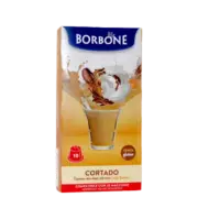 Espresso Macchiato CAFFÈ BORBONE Cortado - 10 Compatible Capsules NESPRESSO
