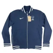 Nike Howard Bison University Full Zip Fleece Bomber Varsity Jacket, Size Medium