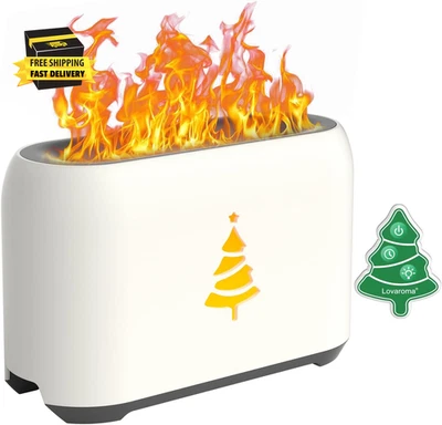 Flame Diffuser for Essential Oils - 200Ml Ultrasonic Aroma Diffusers with Remote