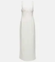 [SIR] SIR Bettina linen midi dress AU 8 white