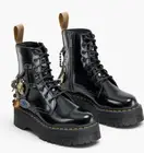 Dr Doc Martens Marc Jacobs Jadon Platform Combat Boots Vegan Black 7 Collector
