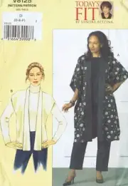 Vogue 8125 Sewing Pattern Easy Jackets size 16 18 20 DEF Plus Sizes