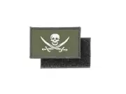 Flag patch printed badge tactical camo country pirate jack rackham ref2