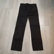 JOE’s Jeans Brixton Boys 16 Kids Black Coated Denim straight narrow Cotton sz