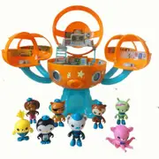 2025 Octonauts Octopod Castle Adventure Playset, 8Pcs Action Figure Dolls Set with Barnacles, Peso, Kwazii, Dashi, Tweak