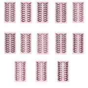 False Eyelashes Eye Fuzzy Wispy Faux Lashes Dramatic Volume Eyelash