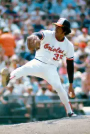 Mike Cuellar 1975 1 Baltimore Orioles Baseball Old Photo