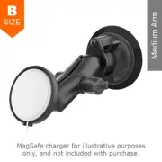 RAM Apple MagSafe 25W Twist Lock Suction Cup Mount 1" Ball