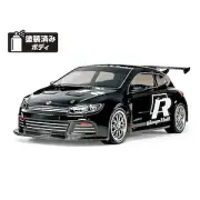 Tamiya 1/10 Electric RC Car Assembly Kit Volkswagen Scirocco GT Painted Black RC