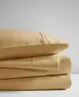 Madison Park 600 TC Pima Cotton Sateen 7-Pc. Sheet Set, Split King, Gold, NWT