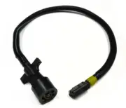 RVP 40048 6-Way To 7-Way Round Blade Plug Adapter for Arctic Fox Truck Campers