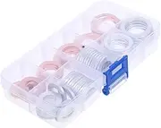 1 Box Oil Pan Gasket Drain Plug Crush Gasket Drain Plug Washer Drain Plug Gasket Engine Oil Washer Car Parts Aluminum Washer Oil Seal Gasket Car Crush Gasket Drain Plug Seal Gasket