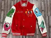 Philipp Plein Varsity bomber monsters Jacket color red size M