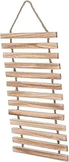 CAXUSD Hanging Wooden Flower Pot Rack Vertical Planter Stand for Spaces Space Saving Design Weather Resistant Wall Trellis for Balcony Patio and Living Room