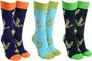 [SOCK SOCIETY There's no secrets here] Sock Society Nature Collection of Funky and Fun Socks - Bee's, Owls, Frogs, Dragonfly & More!