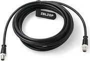 ZBLZGP M12 X Code 8pin Male Cable to M12 X-Code 8pin Male Female Molded Ethernet Cable High Flex Cat7e Industrial PVC for Cognex CKR-202-001 Camera (X-Code to X-Code, 2M/6.6FT)
