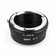 Selens Lens Adapter Ring Mount AI D AIS Lens for Nikon Canon EOS M EF-M Camera