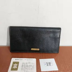 [二手] 日本製 Burberry 真皮 格紋 古著 零錢包 長夾 可放拍立得mini照片