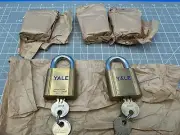 YALE PADLOCK WITH HARDENED SHACKLE, COMES WITH 2 KEYS, GH KEYWAY