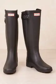 Refined Back Strap Tall Rainboot--HUNT-2REFBACTBL